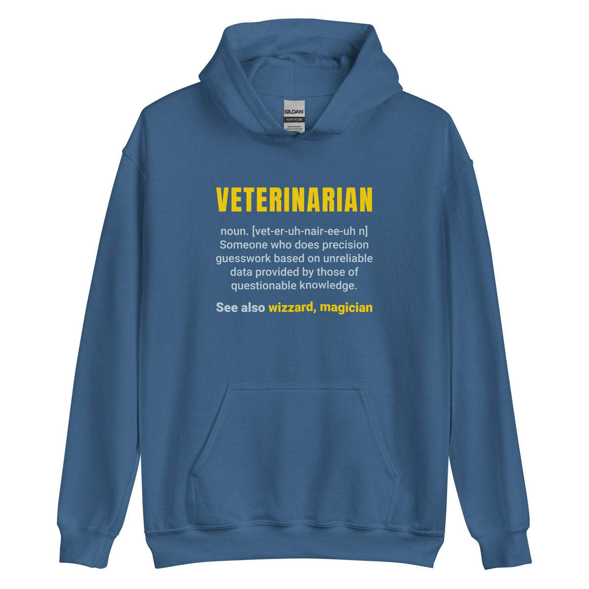 Veterinarian Definition Unisex Hoodie-Unisex Hoodie | Gildan 18500-I love Veterinary