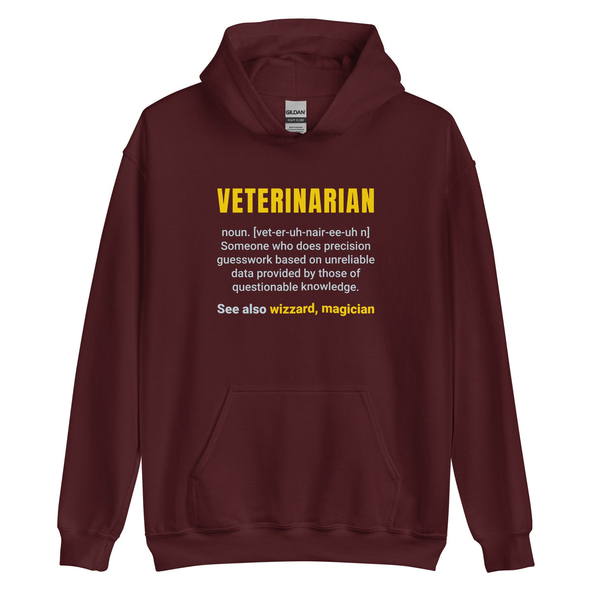 Veterinarian Definition Unisex Hoodie-Unisex Hoodie | Gildan 18500-I love Veterinary