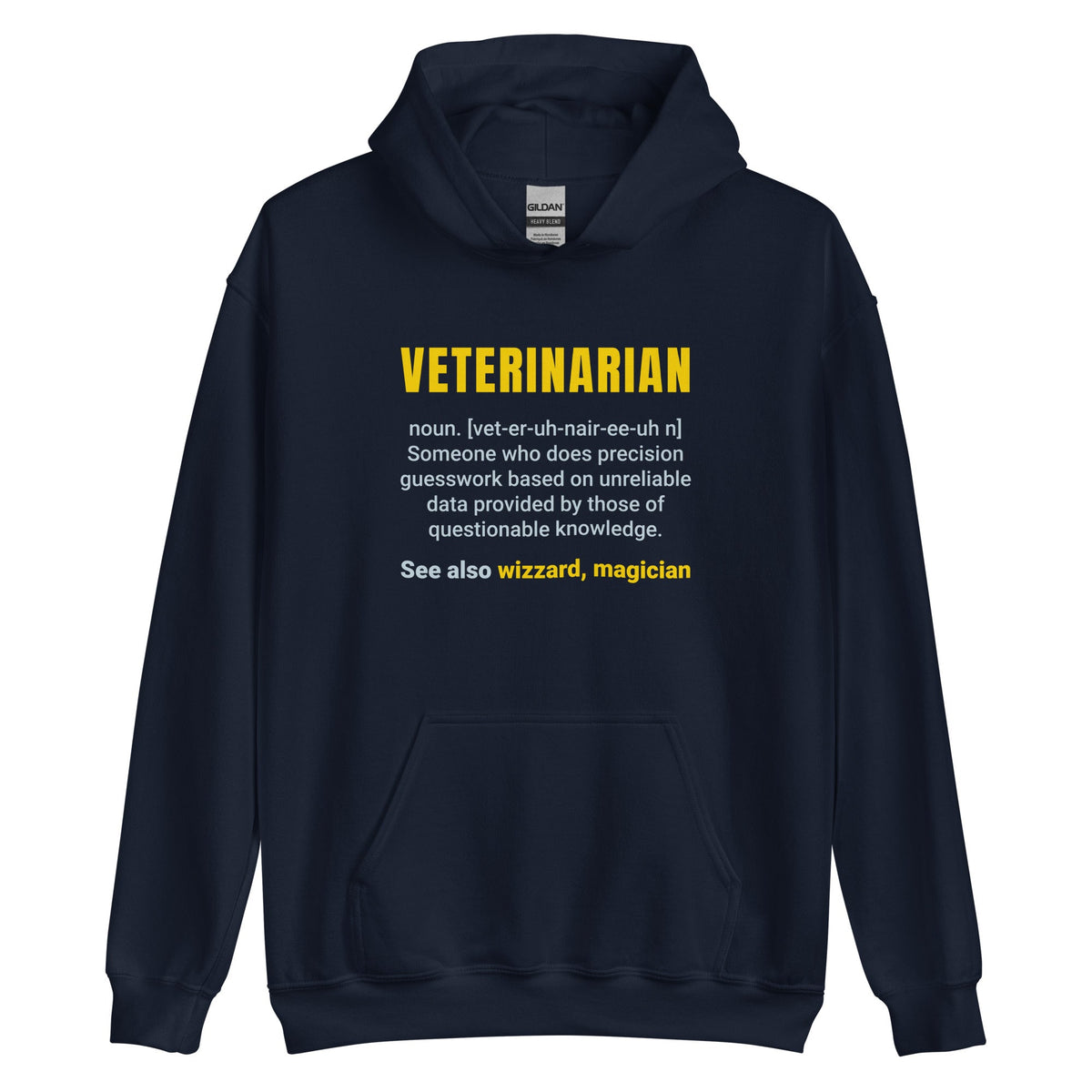 Veterinarian Definition Unisex Hoodie-Unisex Hoodie | Gildan 18500-I love Veterinary