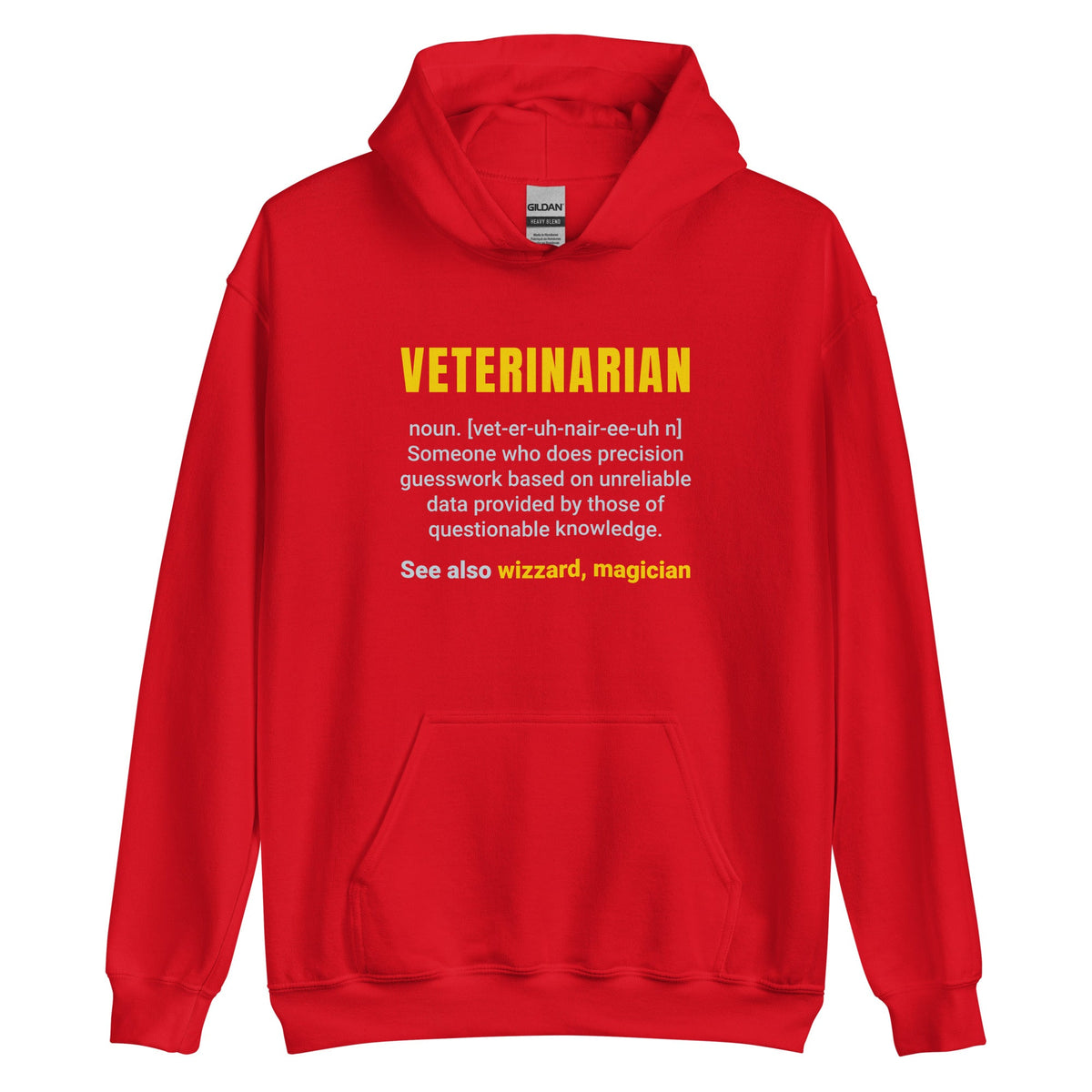 Veterinarian Definition Unisex Hoodie-Unisex Hoodie | Gildan 18500-I love Veterinary