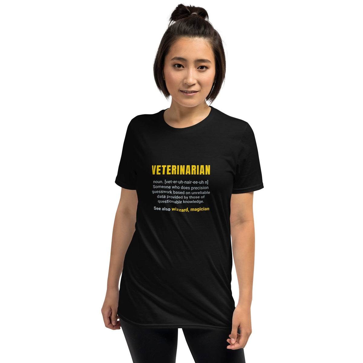 Veterinarian Definition Unisex T-shirt-Unisex T-Shirt | Gildan 64000-I love Veterinary