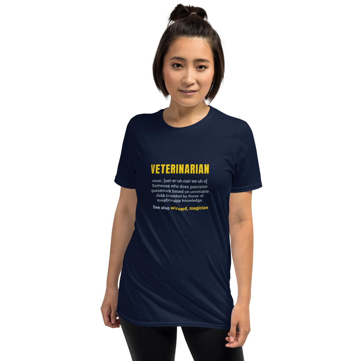 Veterinarian Definition Unisex T-shirt-Unisex T-Shirt | Gildan 64000-I love Veterinary