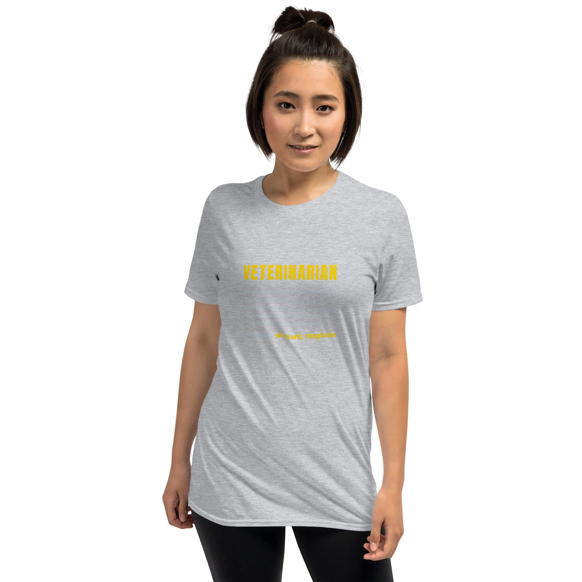 Veterinarian Definition Unisex T-shirt-Unisex T-Shirt | Gildan 64000-I love Veterinary