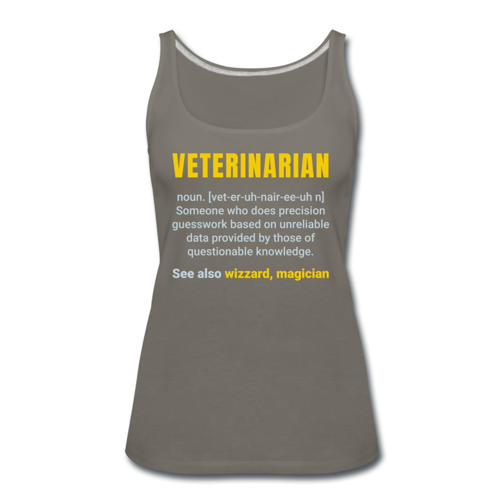 Veterinarian Definition Women's Tank Top-Women’s Premium Tank Top | Spreadshirt 917-I love Veterinary