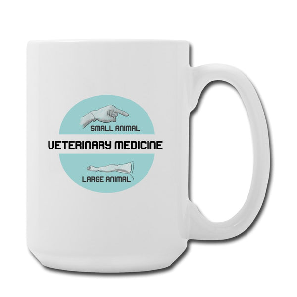 Veterinarian Gift - Small & Big animal White Mug 11oz or 15oz Veterinarian Mug/Veterinary Gift-Coffee/Tea Mug 15 oz-I love Veterinary