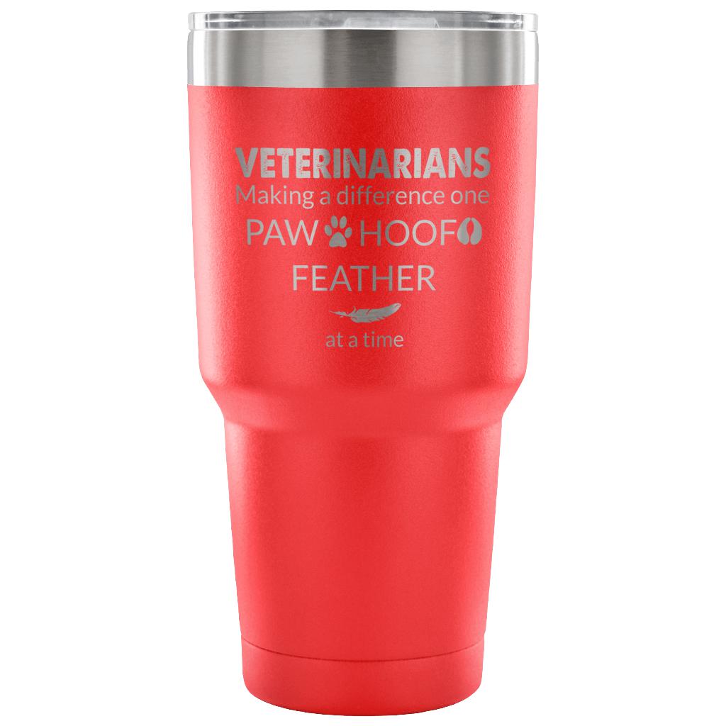 Veterinarian- Making a Difference 30oz Vacuum Tumbler-Tumblers-I love Veterinary