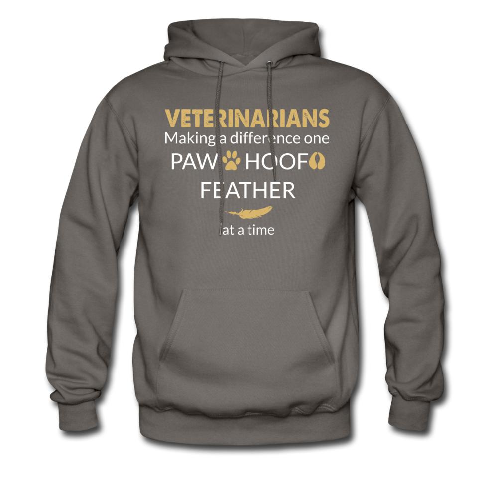 Veterinarian Making a Difference Unisex Hoodie-Men's Hoodie | Hanes P170-I love Veterinary