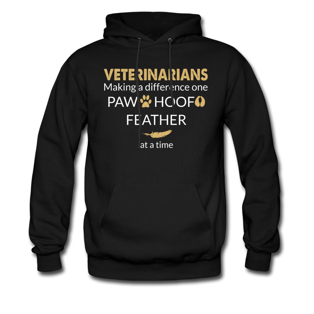 Veterinarian Making a Difference Unisex Hoodie-Men's Hoodie | Hanes P170-I love Veterinary