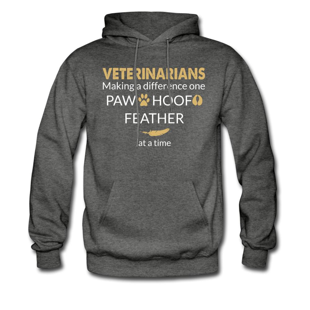 Veterinarian Making a Difference Unisex Hoodie-Men's Hoodie | Hanes P170-I love Veterinary