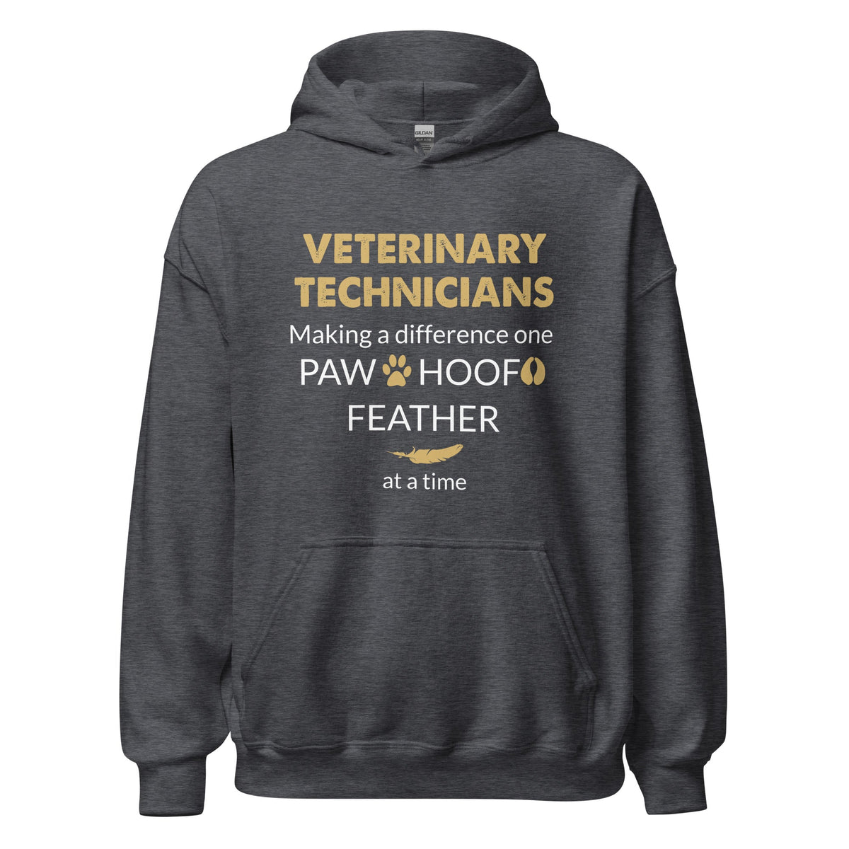Veterinarian Making a Difference Unisex Hoodie-Unisex Hoodie | Gildan 18500-I love Veterinary