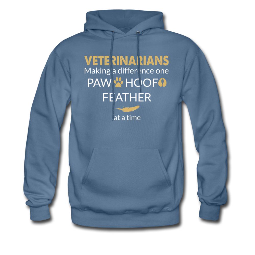 Veterinarian Making a Difference Unisex Hoodie-Men's Hoodie | Hanes P170-I love Veterinary