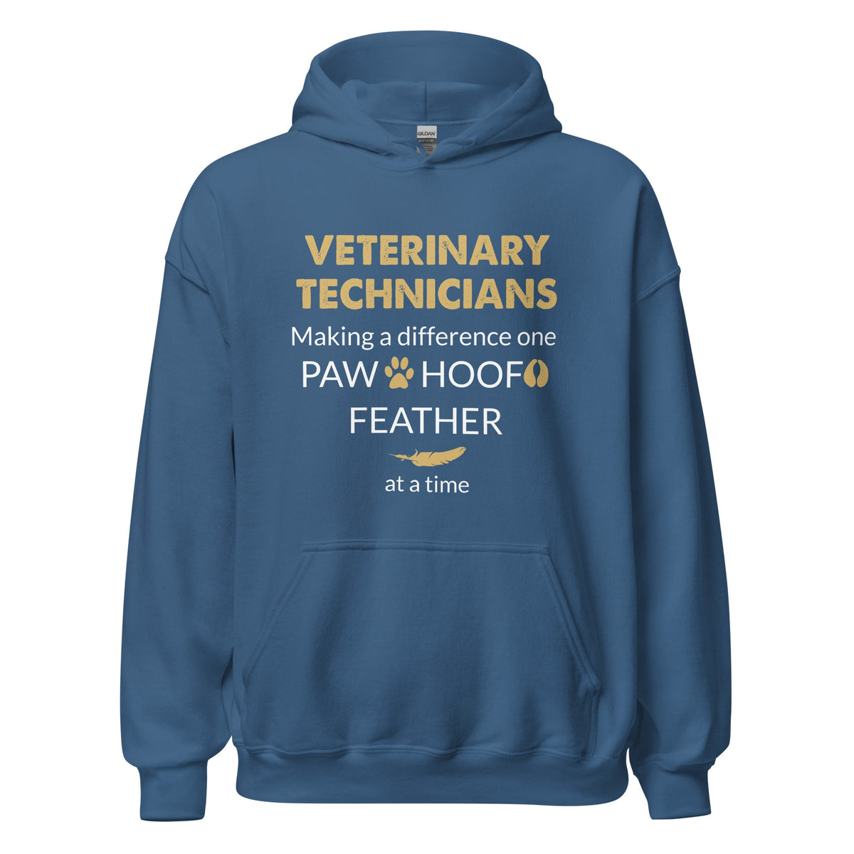 Veterinarian Making a Difference Unisex Hoodie-Unisex Hoodie | Gildan 18500-I love Veterinary