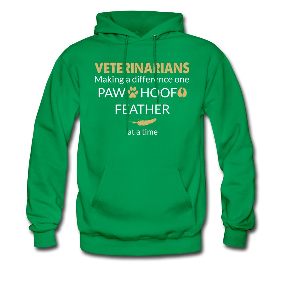 Veterinarian Making a Difference Unisex Hoodie-Men's Hoodie | Hanes P170-I love Veterinary