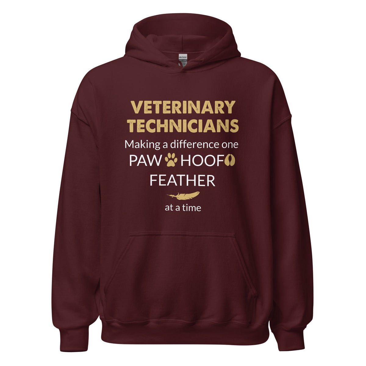 Veterinarian Making a Difference Unisex Hoodie-Unisex Hoodie | Gildan 18500-I love Veterinary