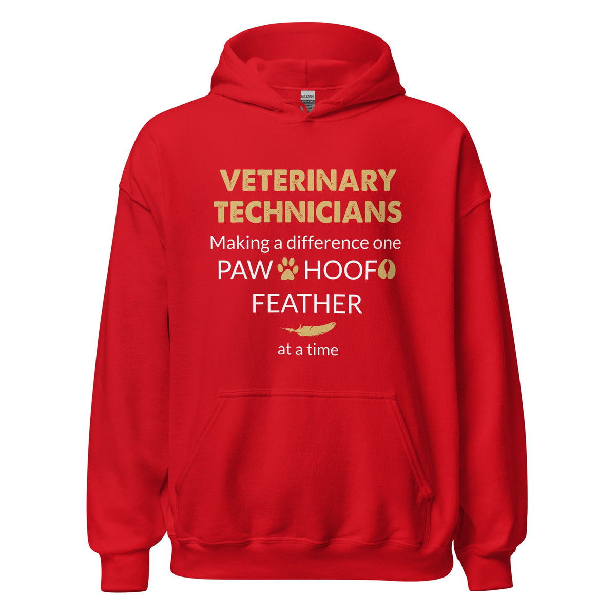 Veterinarian Making a Difference Unisex Hoodie-Unisex Hoodie | Gildan 18500-I love Veterinary