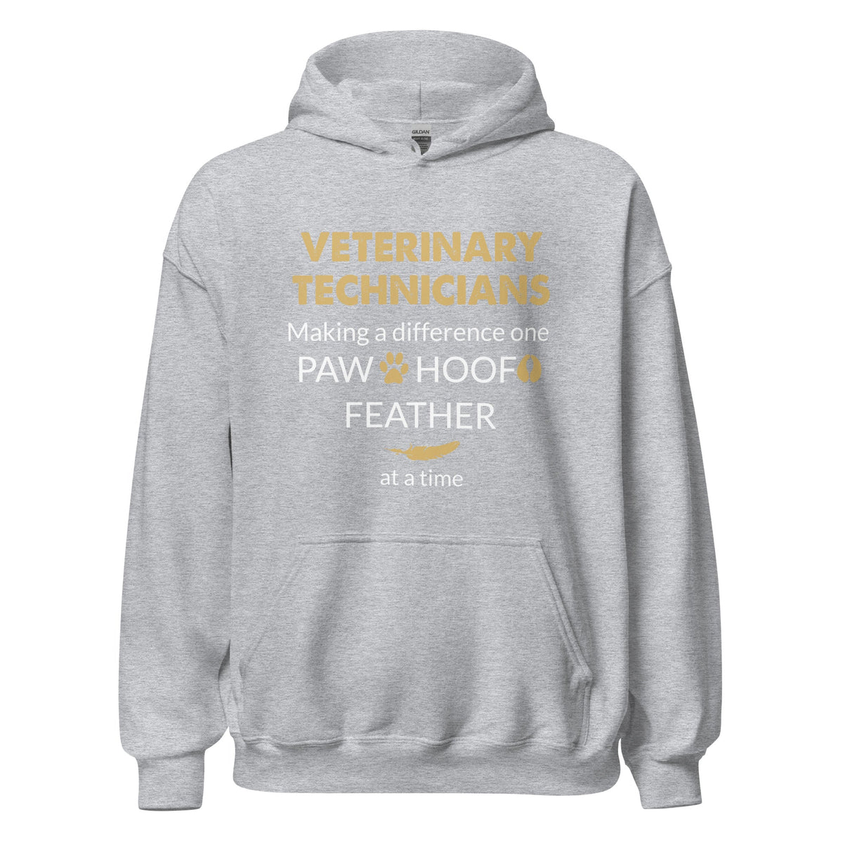 Veterinarian Making a Difference Unisex Hoodie-Unisex Hoodie | Gildan 18500-I love Veterinary