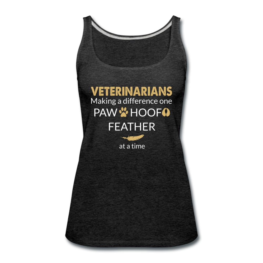 Veterinarian- Making a Difference Women's Tank Top-Women’s Premium Tank Top | Spreadshirt 917-I love Veterinary