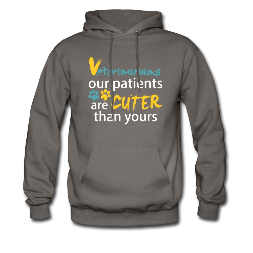 Veterinarian Our patients are cuter than yours Unisex Hoodie-Men's Hoodie | Hanes P170-I love Veterinary
