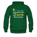 Veterinarian Our patients are cuter than yours Unisex Hoodie-Men's Hoodie | Hanes P170-I love Veterinary