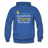 Veterinarian Our patients are cuter than yours Unisex Hoodie-Men's Hoodie | Hanes P170-I love Veterinary
