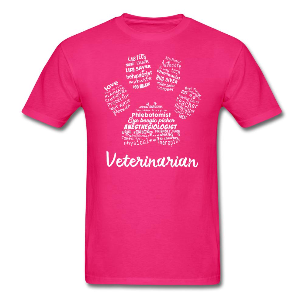 Dog Walker Tshirt With Dog Paw Print Dog Walker Tshirt With Dog Paw Print