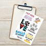 Veterinarian Sticker sheet-Kiss-Cut Sticker Sheet-I love Veterinary