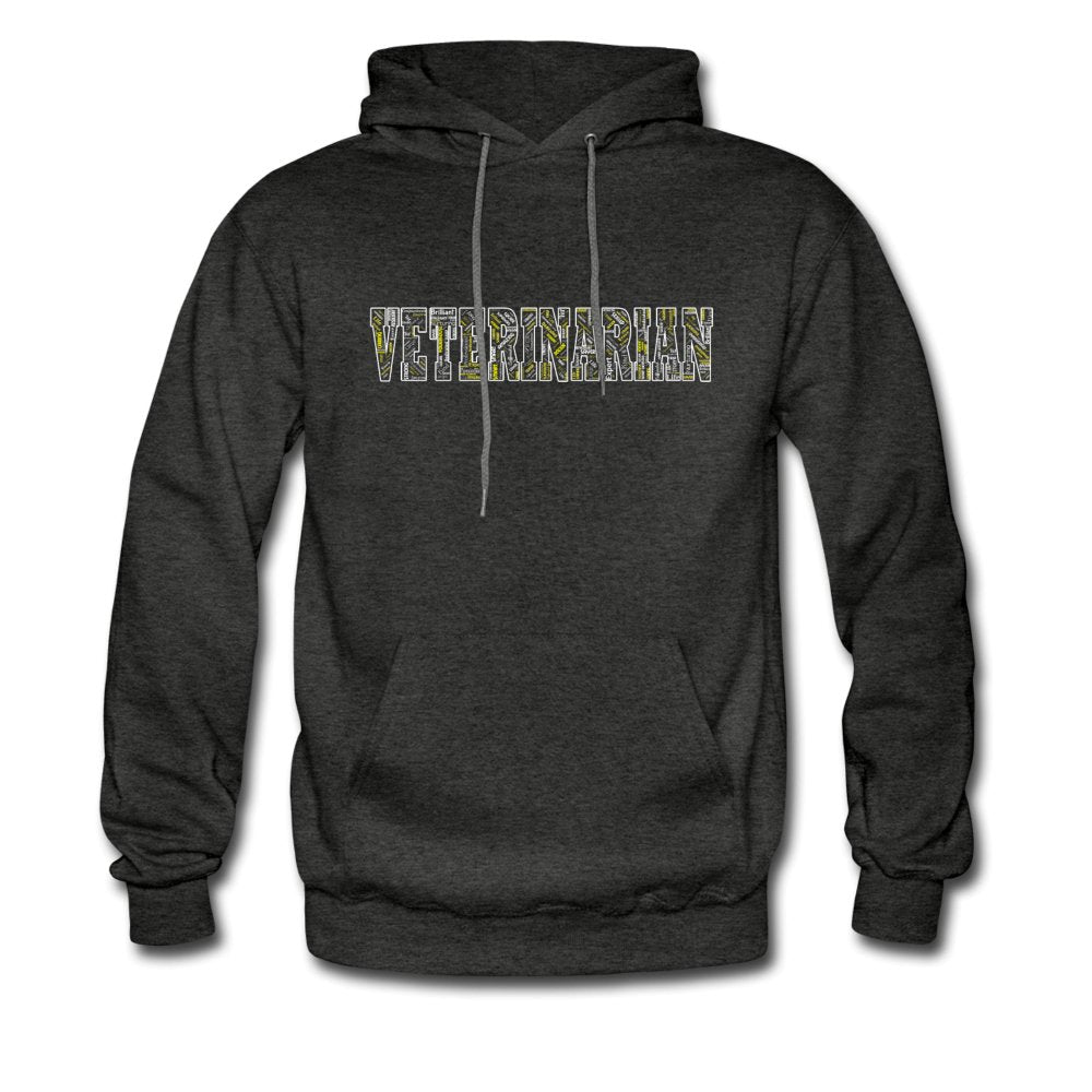 Veterinarian Typography Unisex Hoodie-Men's Hoodie | Hanes P170-I love Veterinary