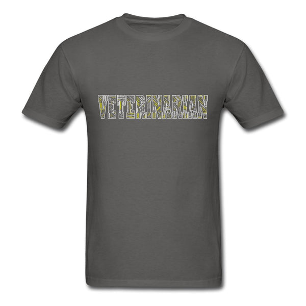Veterinarian Typography Unisex T-Shirt-Unisex Classic T-Shirt | Fruit of the Loom 3930-I love Veterinary