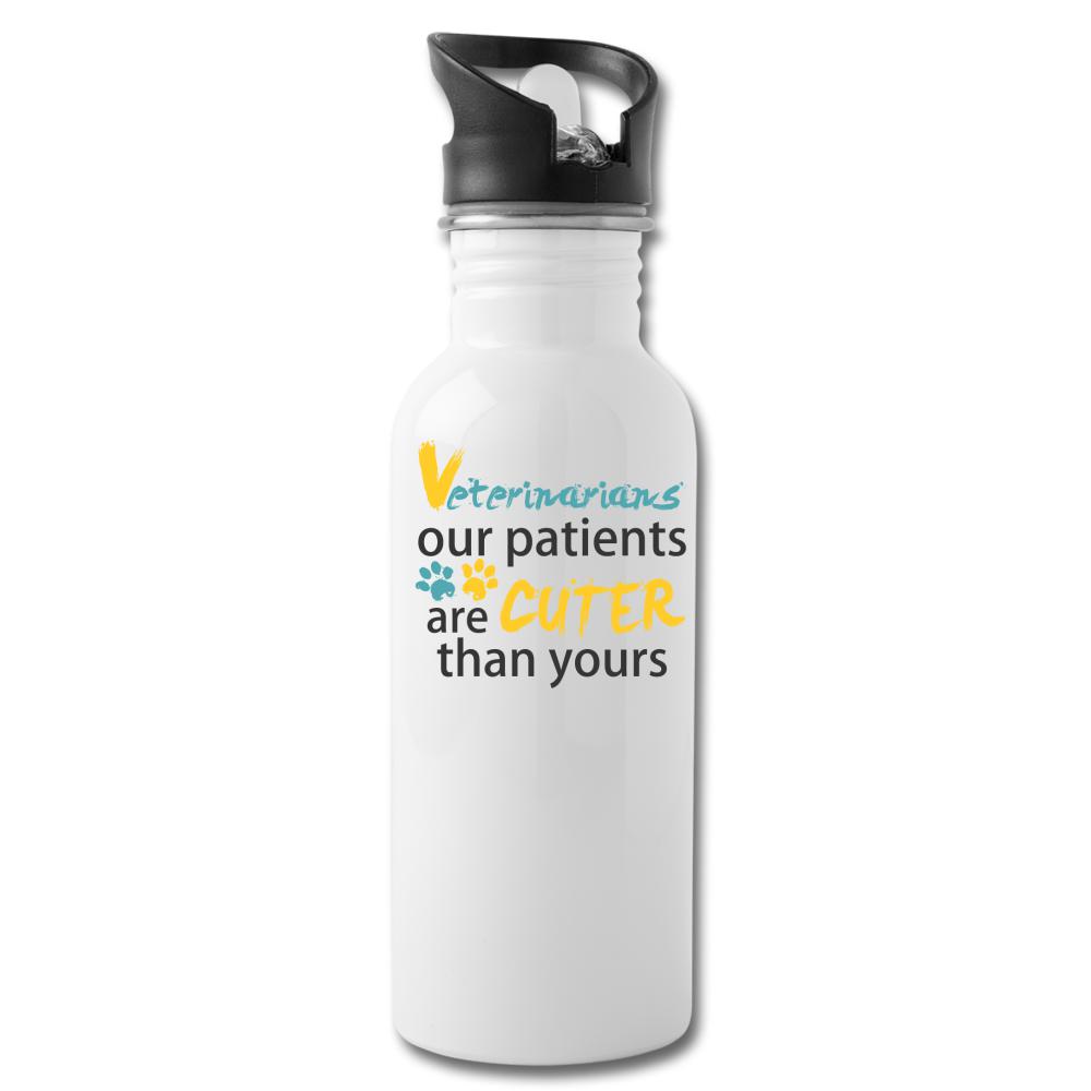Veterinarians our patients are cuter than yours 20oz Water Bottle-Water Bottle | BestSub BLH1-2-I love Veterinary