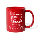Veterinary - A house is not a home without Pawprints Full Color Mug-Full Color Mug | BestSub B11Q-I love Veterinary