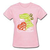 Veterinary Assistant is a person whose heart is bigger than his bank account Gildan Ultra Cotton Ladies T-Shirt-Ultra Cotton Ladies T-Shirt | Gildan G200L-I love Veterinary