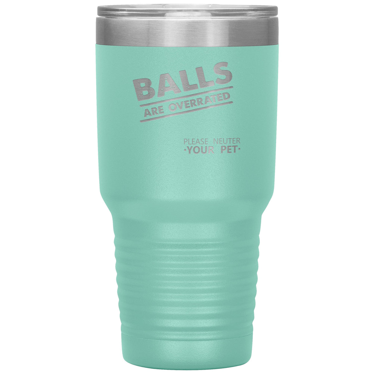 Veterinary- Balls are overrated 30oz Vacuum Tumbler-Tumblers-I love Veterinary