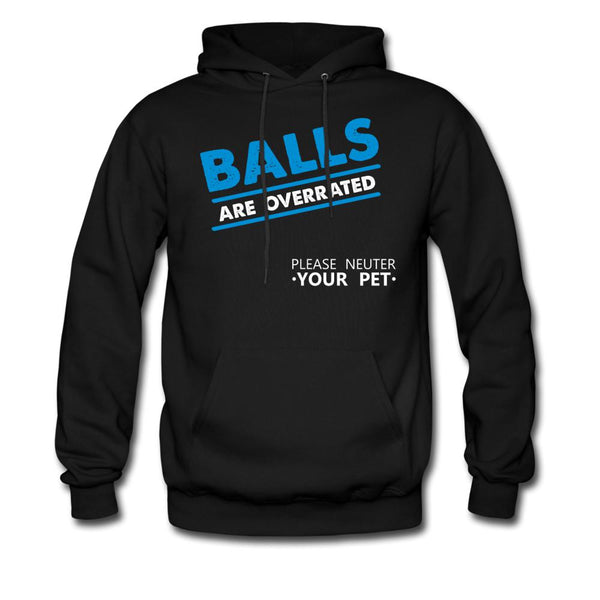 Veterinary - Balls are Overrated Unisex Hoodie-Men's Hoodie | Hanes P170-I love Veterinary