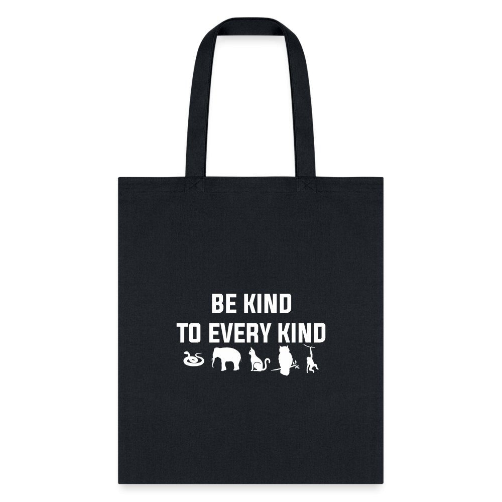 Veterinary - Be kind to every kind Cotton Tote Bag-Tote Bag | Q-Tees Q800-I love Veterinary