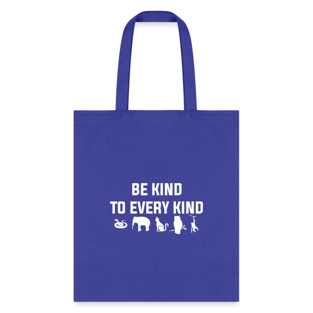 Veterinary - Be kind to every kind Cotton Tote Bag-Tote Bag | Q-Tees Q800-I love Veterinary