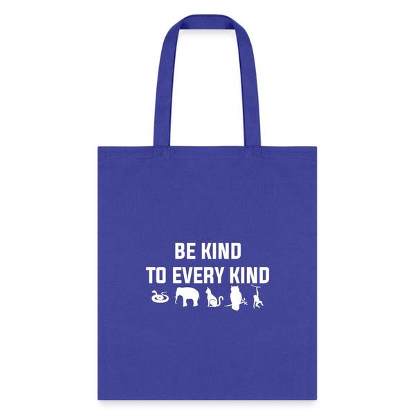 Veterinary - Be kind to every kind Cotton Tote Bag-Tote Bag | Q-Tees Q800-I love Veterinary