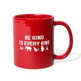 Veterinary - Be kind to every kind Full Color Mug-Full Color Mug | BestSub B11Q-I love Veterinary
