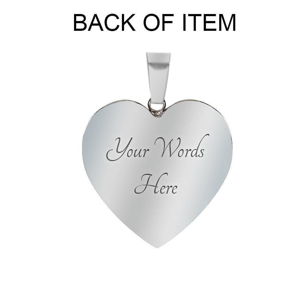 Veterinary Jewelry Gift Luxury Heart Necklace - Ying Yang-Necklace-I love Veterinary