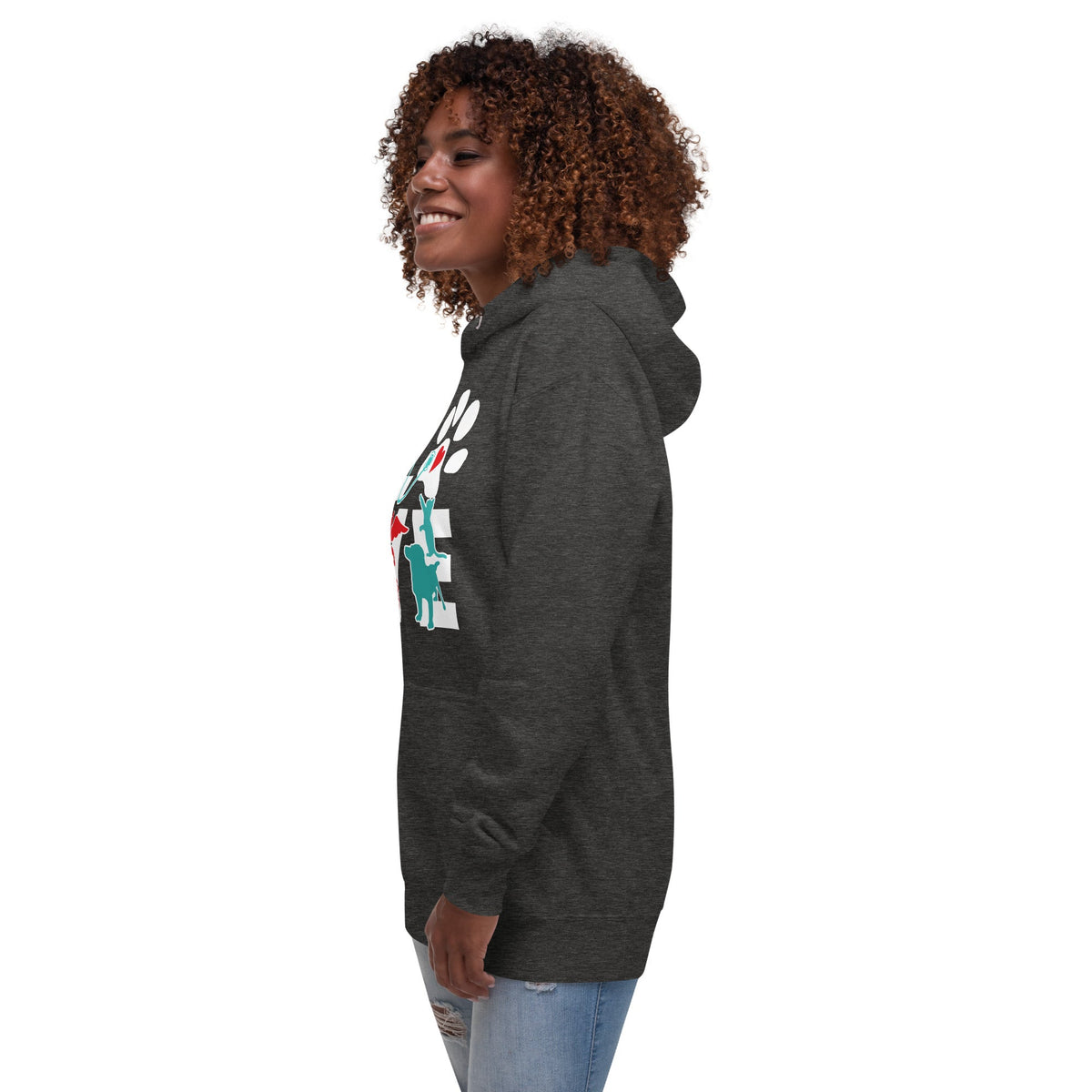 Veterinary Love Dog and Cat Unisex Premium Hoodie-Premium Unisex Hoodie-I love Veterinary