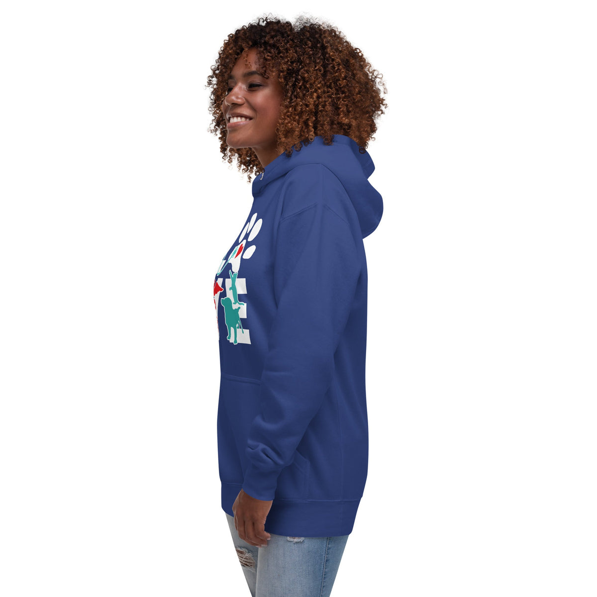 Veterinary Love Dog and Cat Unisex Premium Hoodie-Premium Unisex Hoodie-I love Veterinary