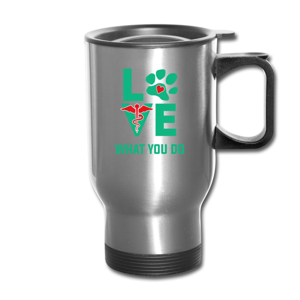 Veterinary - Love what you do 14oz Travel Mug-Travel Mug | BestSub B4QC2-I love Veterinary