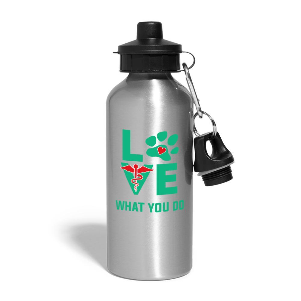Veterinary - Love what you do 20oz Water Bottle-Water Bottle | BestSub BLH1-2-I love Veterinary