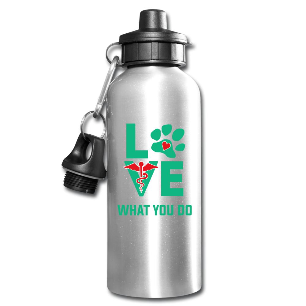 Veterinary - Love what you do 20oz Water Bottle-Water Bottle | BestSub BLH1-2-I love Veterinary