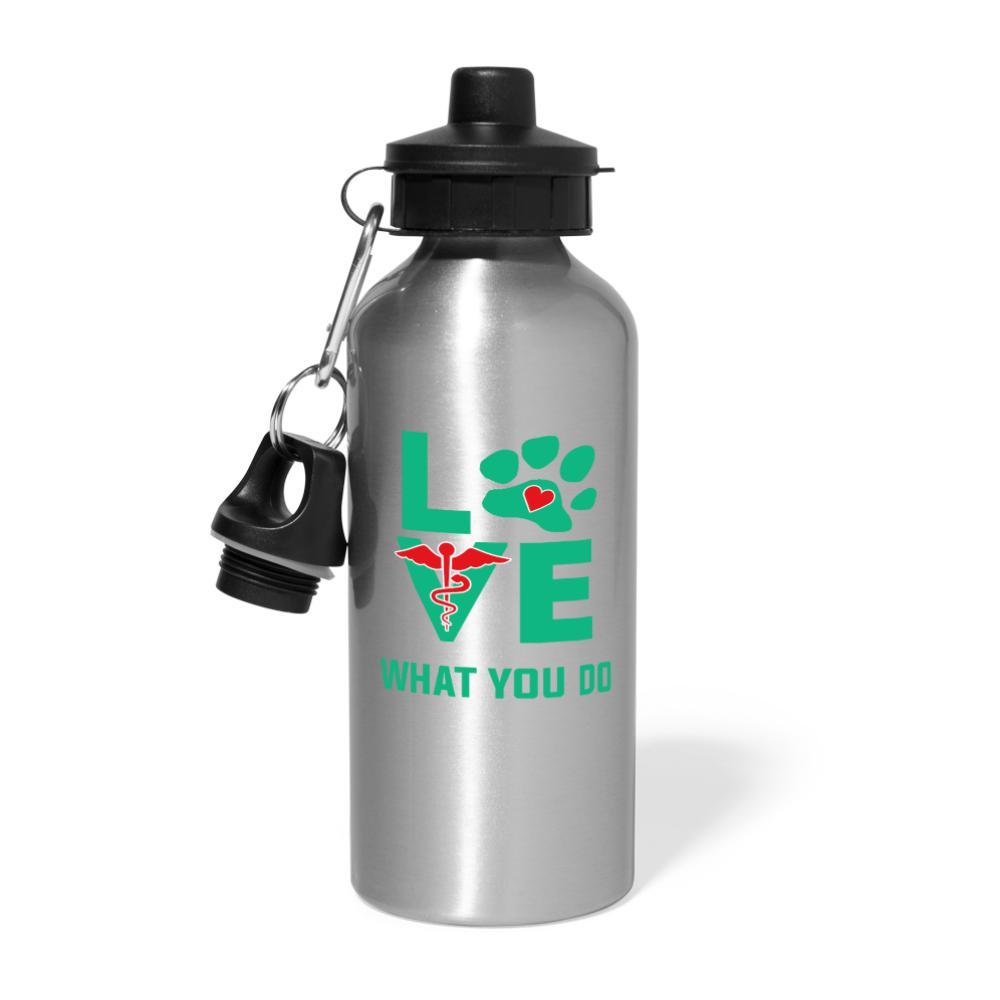 Veterinary - Love what you do 20oz Water Bottle-Water Bottle | BestSub BLH1-2-I love Veterinary