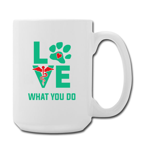 Veterinary - Love what you do Coffee/Tea Mug 15 oz-Coffee/Tea Mug 15 oz-I love Veterinary