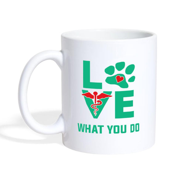 Veterinary - Love what you do White Coffee or Tea Mug-Coffee/Tea Mug | BestSub B101AA-I love Veterinary