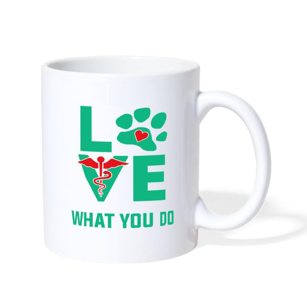 Veterinary - Love what you do White Coffee or Tea Mug-Coffee/Tea Mug | BestSub B101AA-I love Veterinary