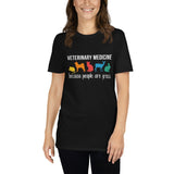 Veterinary medicine: because people are gross Unisex t-shirt-Unisex T-Shirt | Gildan 64000-I love Veterinary