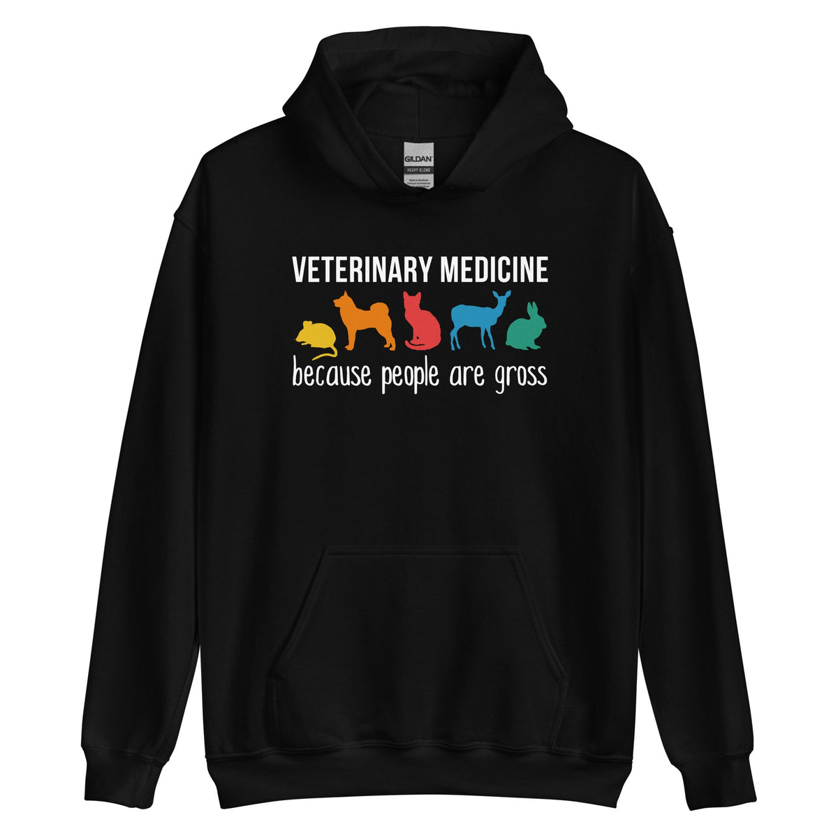 Veterinary Medicine because people are gross Unisex Hoodie-Unisex Hoodie | Gildan 18500-I love Veterinary