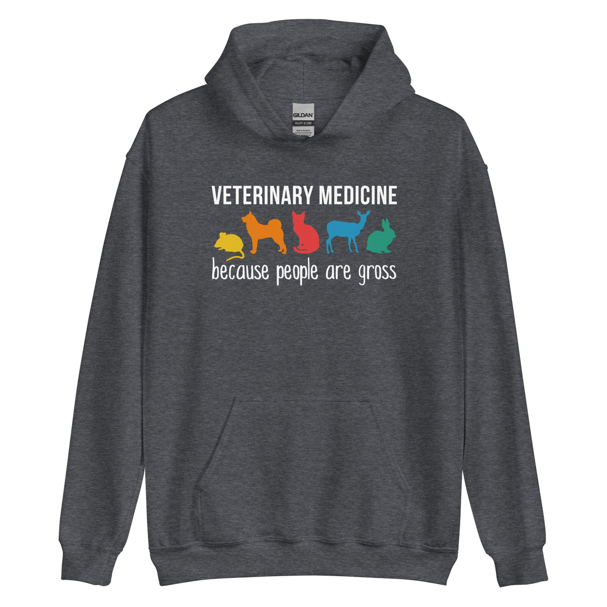 Veterinary Medicine because people are gross Unisex Hoodie-Unisex Hoodie | Gildan 18500-I love Veterinary